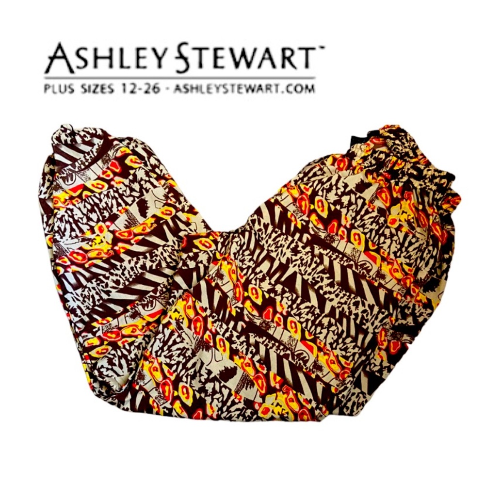 🌟🔥 BOGO Sale🔥🌟 Ashley Stewart Animal Print Pants Size 12